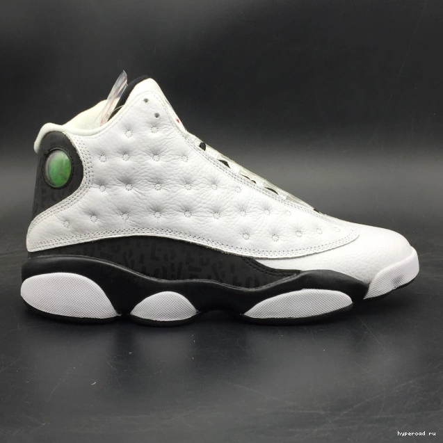 13 AIR "LOVE mens RESPECT" RETRO AND SNGL  JORDAN DAY white black 888164-112 0910